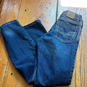 BKE Girls Dark Blue Bootcut Jeans